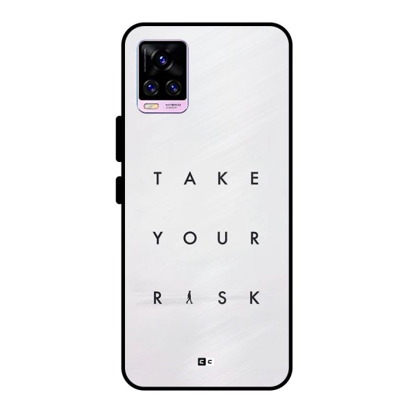 Take Your Risk Metal Back Case for Vivo V20 Pro