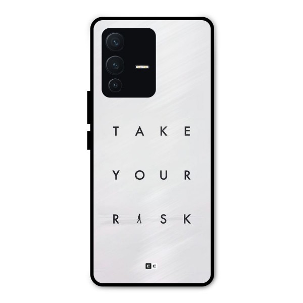 Take Your Risk Metal Back Case for Vivo V23 Pro