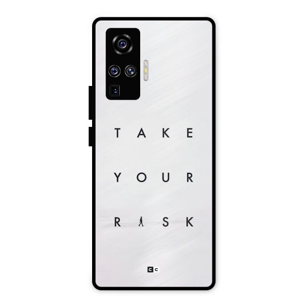 Take Your Risk Metal Back Case for Vivo X50 Pro