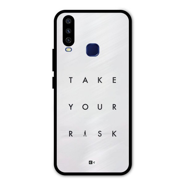 Take Your Risk Metal Back Case for Vivo Y12