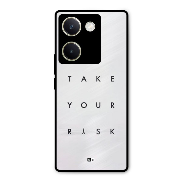 Take Your Risk Metal Back Case for Vivo Y200 Pro