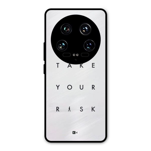 Take Your Risk Metal Back Case for Xiaomi 14 Ultra