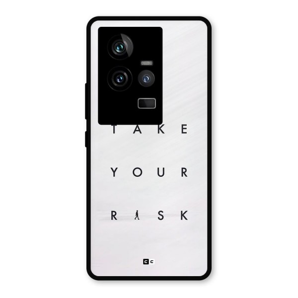 Take Your Risk Metal Back Case for iQOO 11 5G