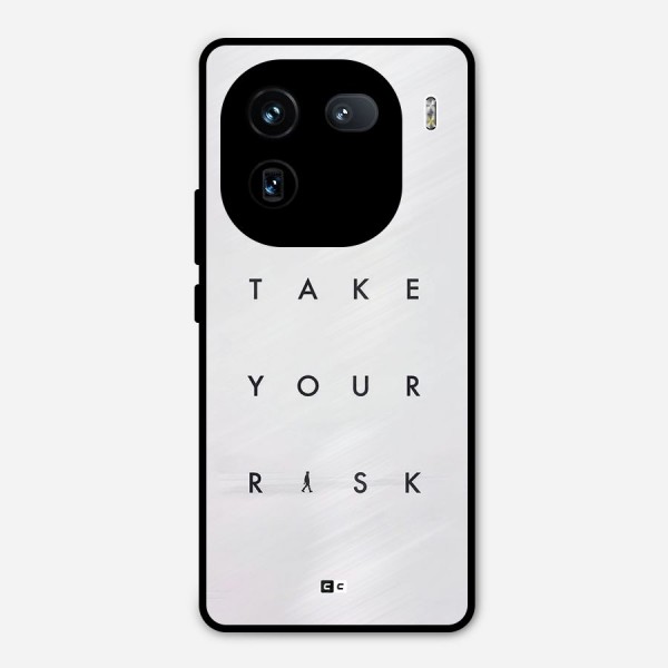 Take Your Risk Metal Back Case for iQOO 12