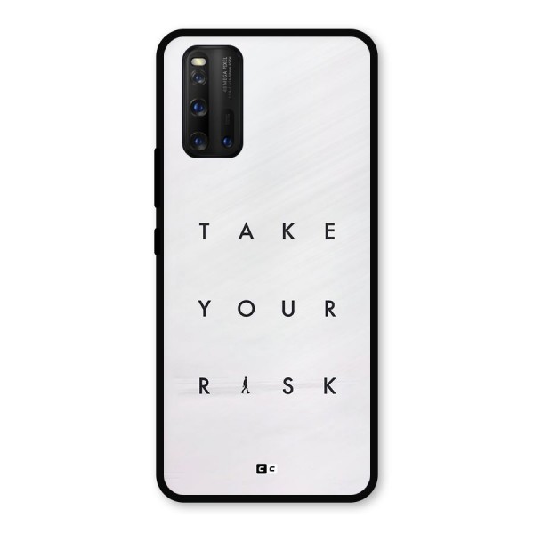 Take Your Risk Metal Back Case for iQOO 3