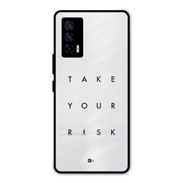 Take Your Risk Metal Back Case for iQOO 7 5G