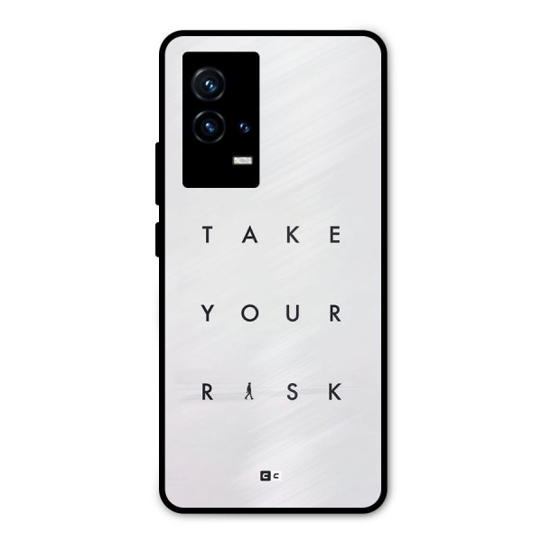 Take Your Risk Metal Back Case for iQOO 9 5G