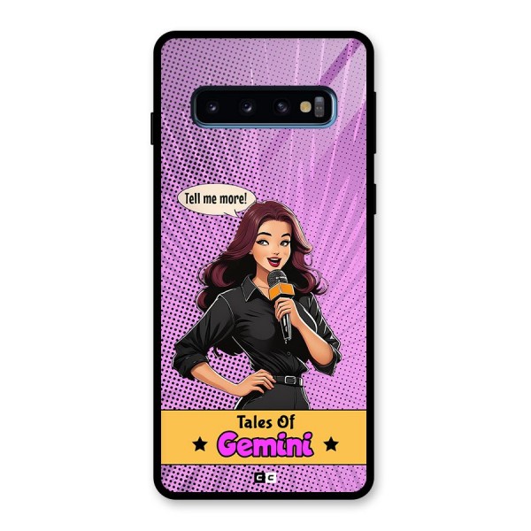 Tales Of Gemini Glass Back Case for Galaxy S10