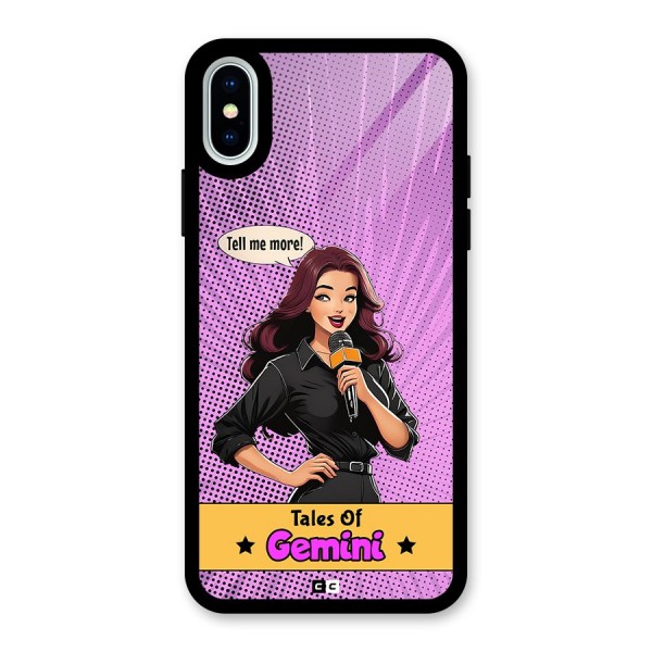 Tales Of Gemini Glass Back Case for iPhone X