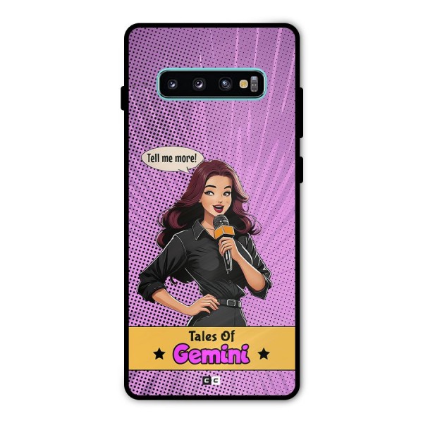 Tales Of Gemini Metal Back Case for Galaxy S10 Plus