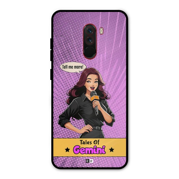 Tales Of Gemini Metal Back Case for Poco F1