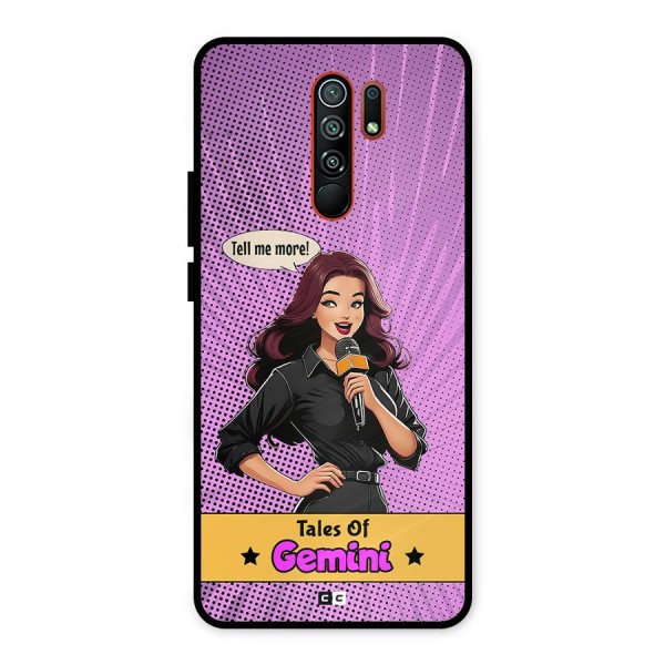 Tales Of Gemini Metal Back Case for Redmi 9 Prime