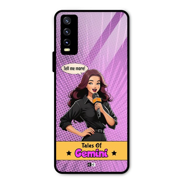 Tales Of Gemini Metal Back Case for Vivo Y20 2021