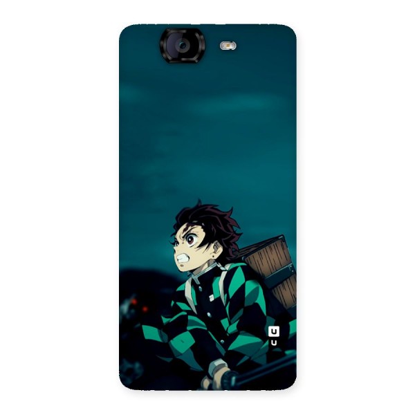 Tanjiro demon slayer Back Case for Canvas Knight A350