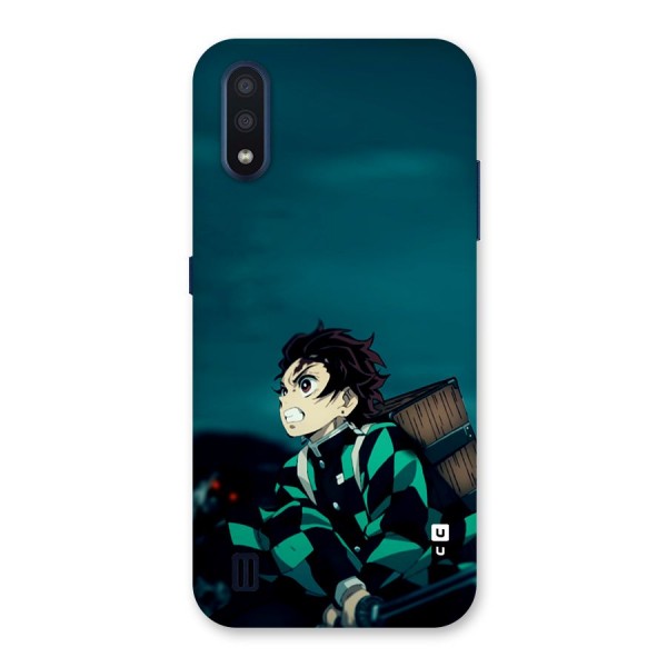 Tanjiro demon slayer Back Case for Galaxy M01