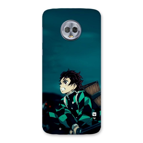 Tanjiro demon slayer Back Case for Moto G6