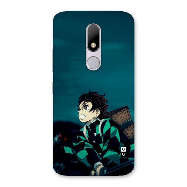 Tanjiro demon slayer Back Case for Moto M