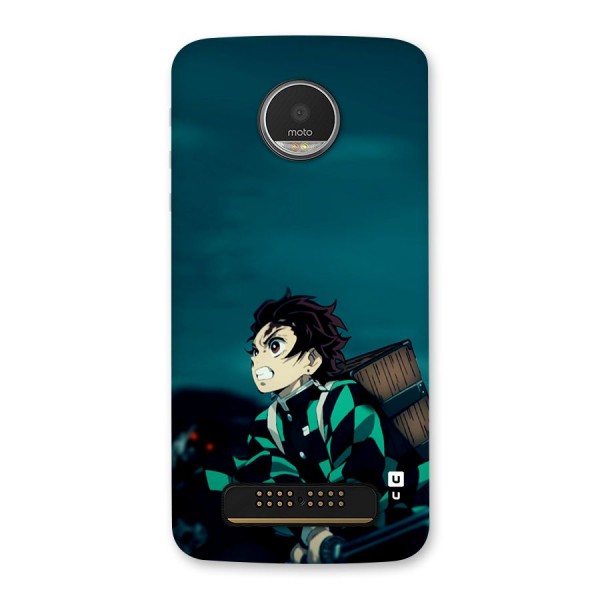 Tanjiro demon slayer Back Case for Moto Z Play