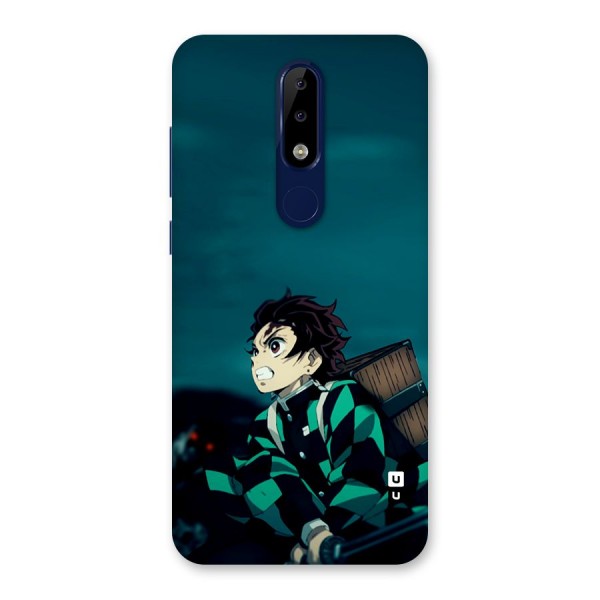 Tanjiro demon slayer Back Case for Nokia 5.1 Plus