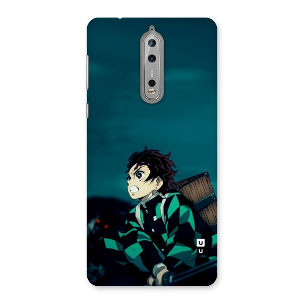 Tanjiro demon slayer Back Case for Nokia 8