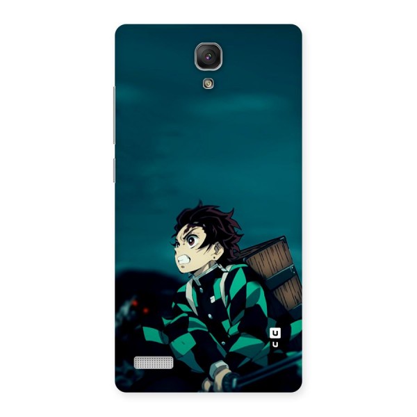 Tanjiro demon slayer Back Case for Redmi Note