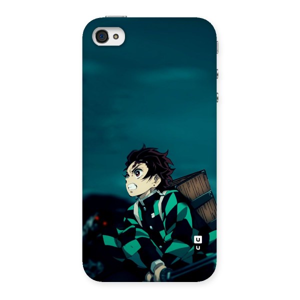 Tanjiro demon slayer Back Case for iPhone 4 4s