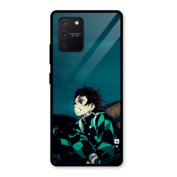 Tanjiro demon slayer Glass Back Case for Galaxy S10 Lite