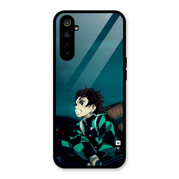 Tanjiro demon slayer Glass Back Case for Realme 6