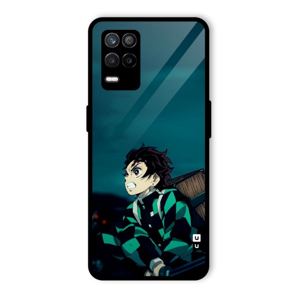 Tanjiro demon slayer Glass Back Case for Realme 9 5G