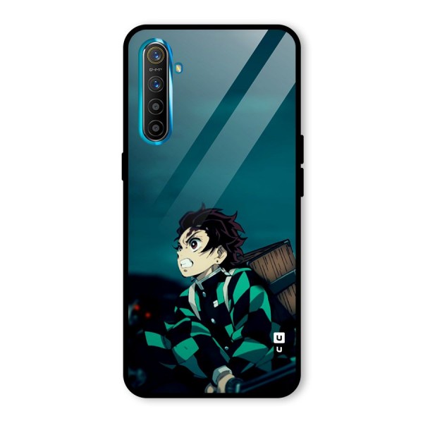 Tanjiro demon slayer Glass Back Case for Realme X2