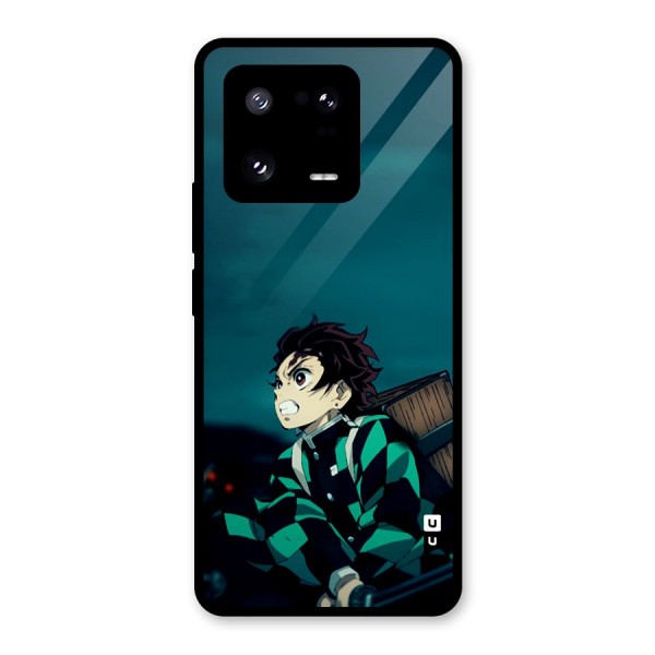 Tanjiro demon slayer Glass Back Case for Xiaomi 13 Pro