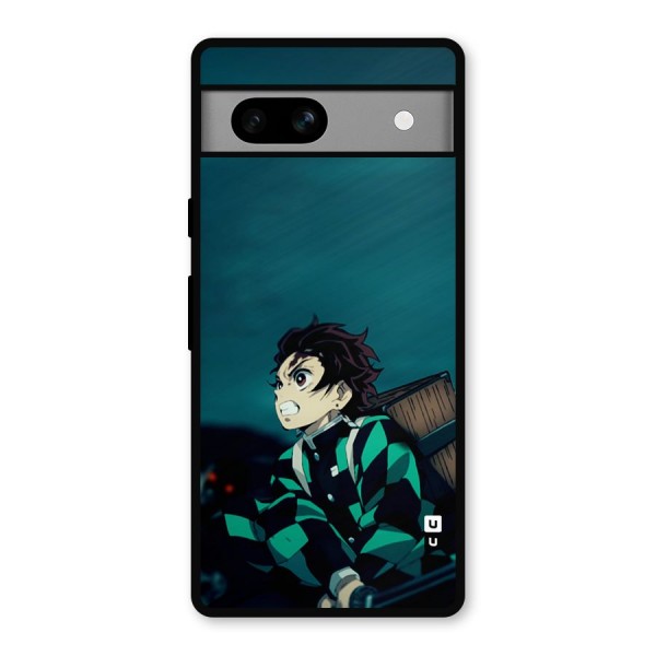 Tanjiro demon slayer Metal Back Case for Google Pixel 7a