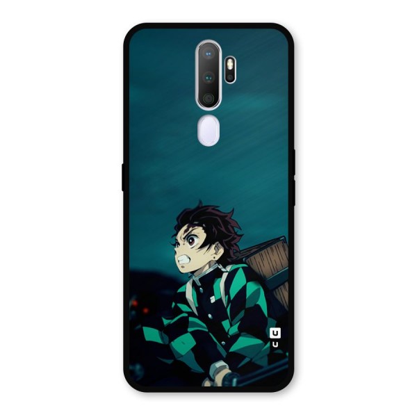 Tanjiro demon slayer Metal Back Case for Oppo A5 (2020)