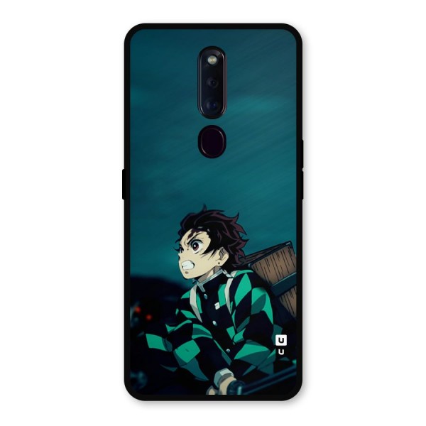 Tanjiro demon slayer Metal Back Case for Oppo F11 Pro