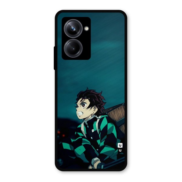 Tanjiro demon slayer Metal Back Case for Realme 10 Pro