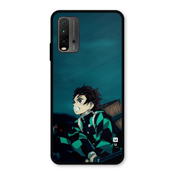 Tanjiro demon slayer Metal Back Case for Redmi 9 Power