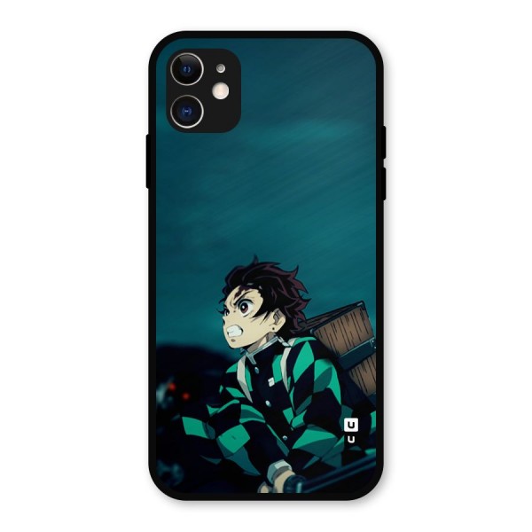 Tanjiro demon slayer Metal Back Case for iPhone 11