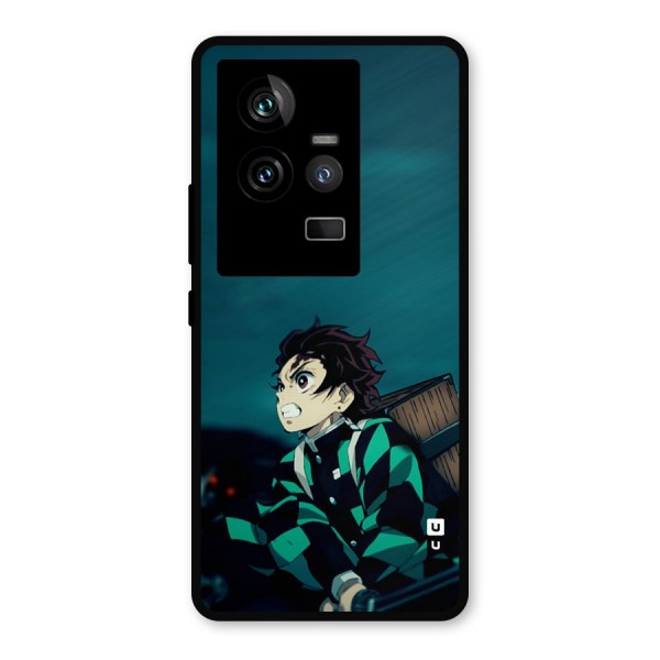 Tanjiro demon slayer Metal Back Case for iQOO 11 5G