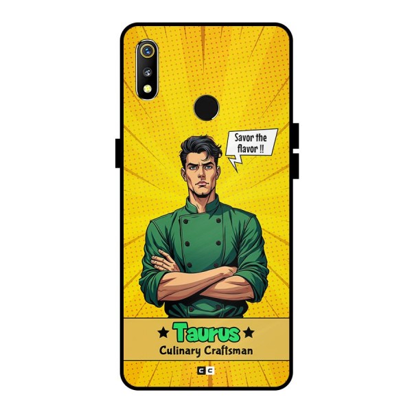 Taurus Craft Metal Back Case for Realme 3