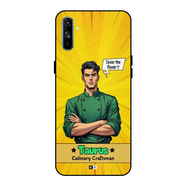 Taurus Craft Metal Back Case for Realme C3