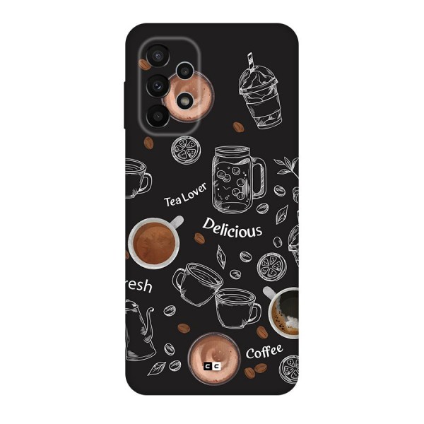 Tea And Coffee Mixture Back Case for Galaxy A23