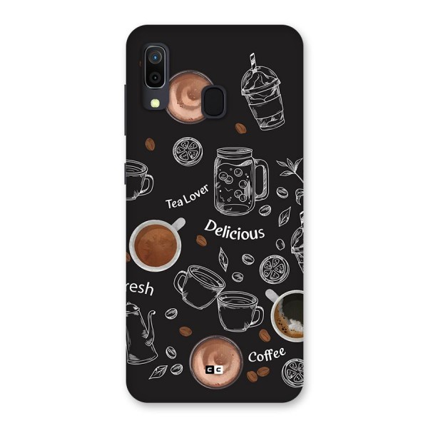 Tea And Coffee Mixture Back Case for Galaxy A30