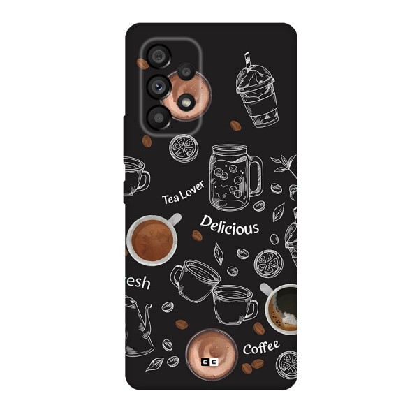 Tea And Coffee Mixture Back Case for Galaxy A53 5G