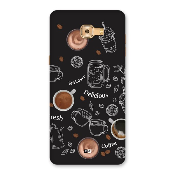 Tea And Coffee Mixture Back Case for Galaxy C9 Pro