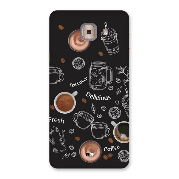 Tea And Coffee Mixture Back Case for Galaxy J7 Max