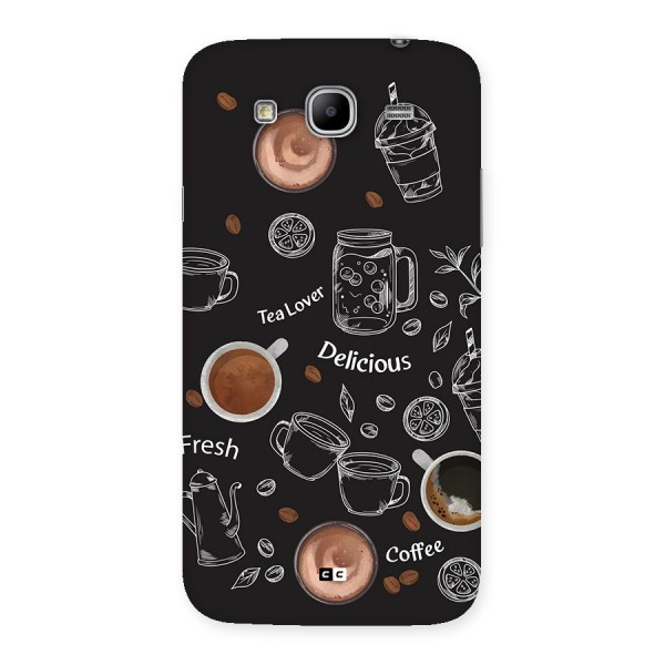 Tea And Coffee Mixture Back Case for Galaxy Mega 5.8