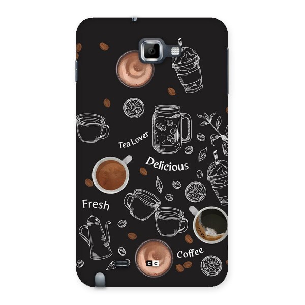 Tea And Coffee Mixture Back Case for Galaxy Note