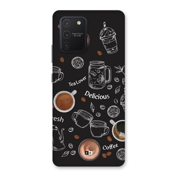 Tea And Coffee Mixture Back Case for Galaxy S10 Lite