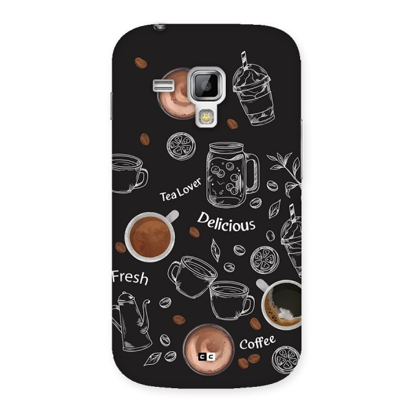 Tea And Coffee Mixture Back Case for Galaxy S Duos