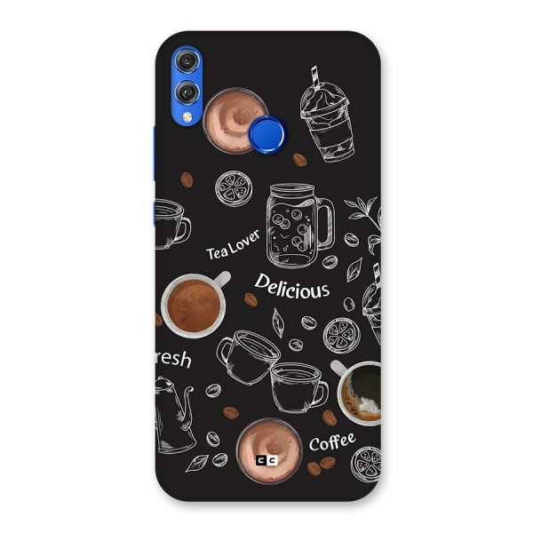 Tea And Coffee Mixture Back Case for Honor 8X